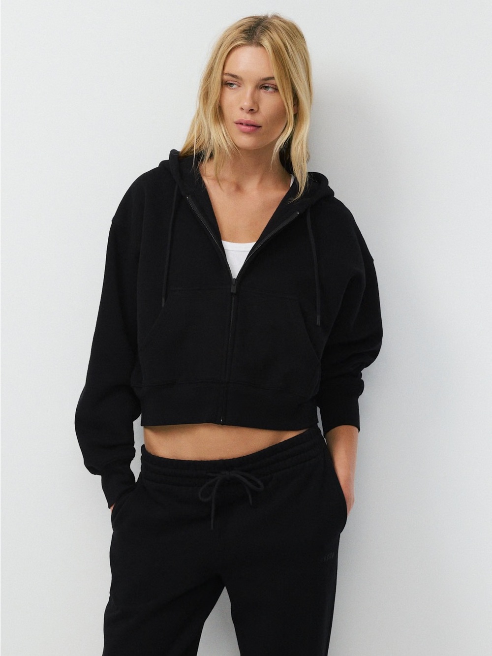 Aritzia Cozy Sweatfleece Boyfriend Boxy Zip Hoodie